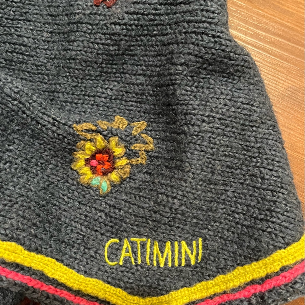 Catimini Girls Hooded Scarf Wrap Age 5 - Picture 8 of 12